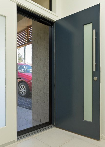 Clearguard Hinged Security Door translucent but super strong