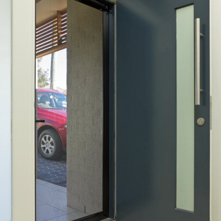 Clearguard Hinged Security Door translucent but super strong