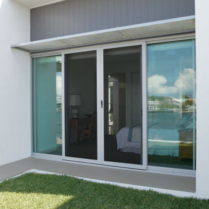 Clearguard Sliding door on modern home for insect and security control min